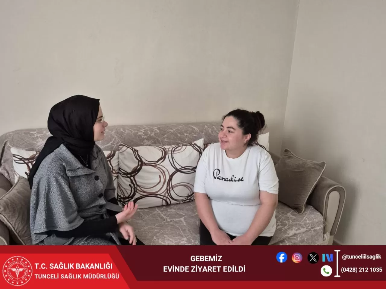Tunceli'de Anne ve Bebek Sağlığı İçin Ev Ziyaretleri Başlatıldı