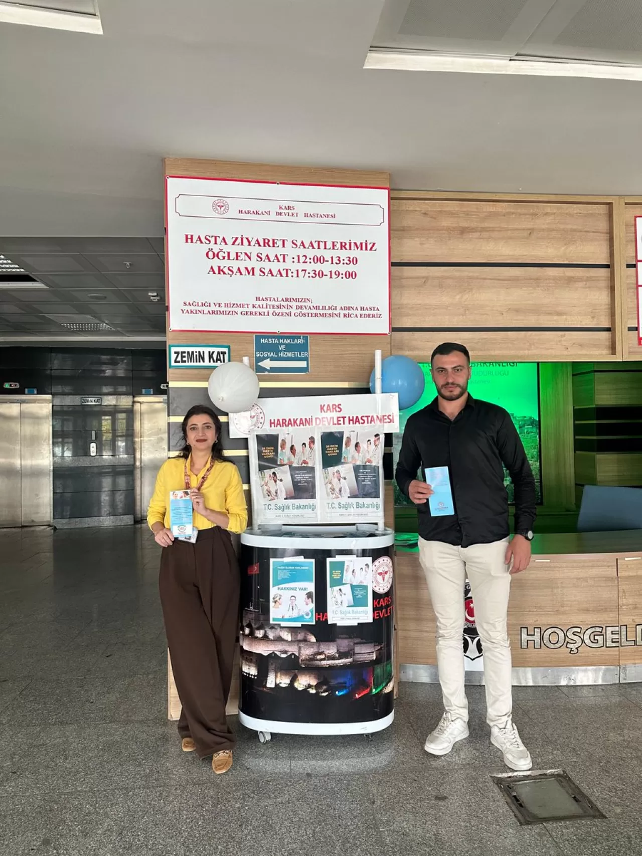 Kars Harakani Devlet Hastanesi'nde 26 Ekim Hasta Hakları Günü Etkinliği