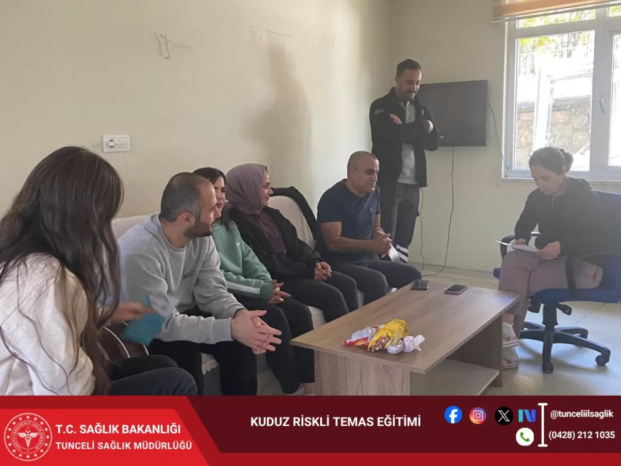 Tunceli'de Acil Sağlık Çalışanlarına Kuduz ve Korunma Yöntemleri Eğitimi