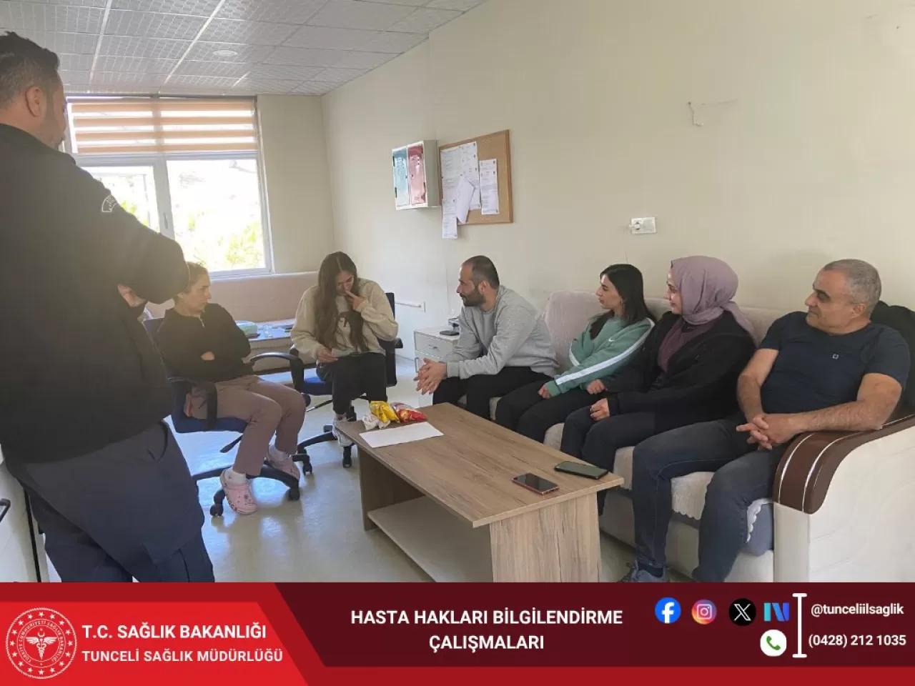 Pülümür'de Hasta Hakları Konusunda Bilinçlendirme Çalışması