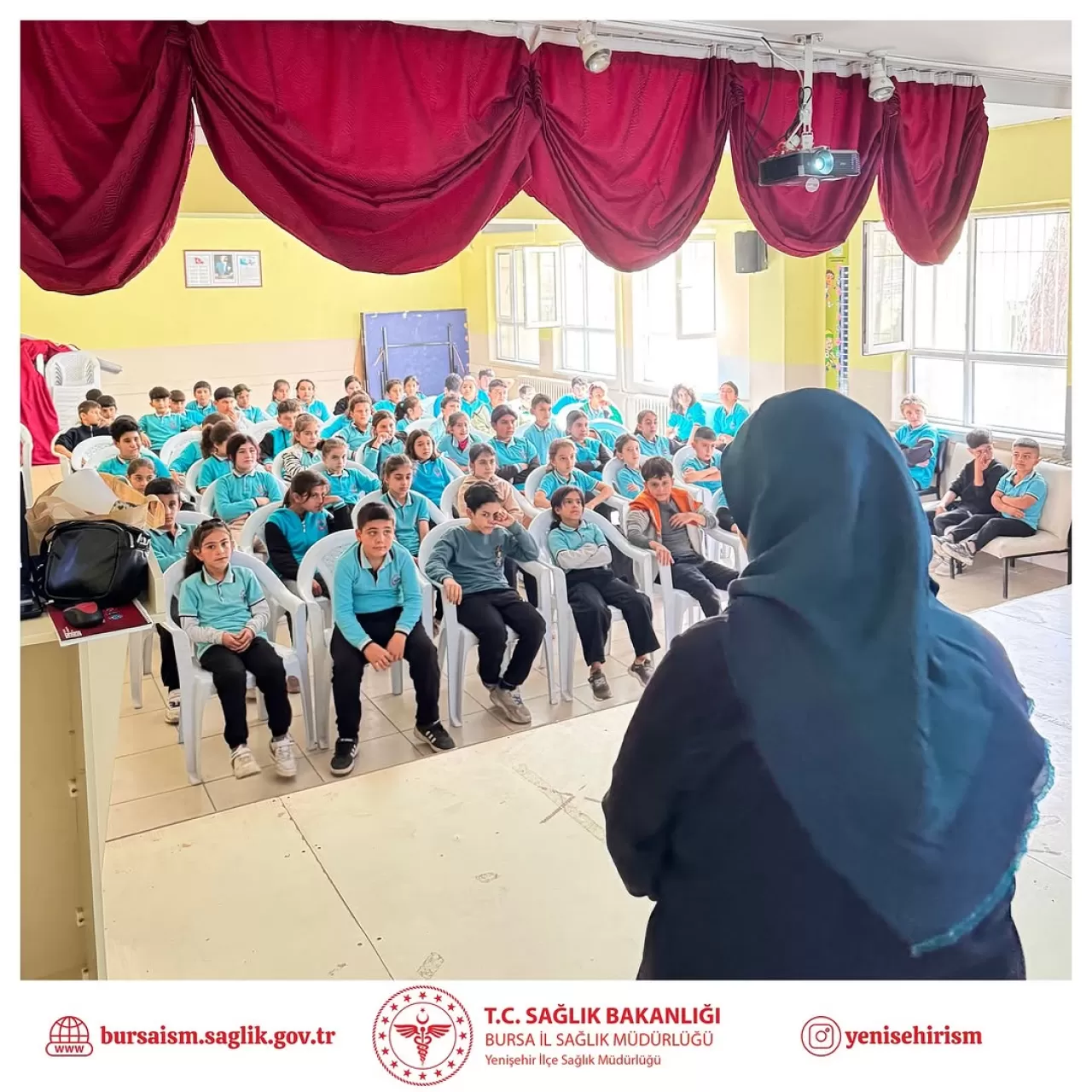 Bursa Yenişehir'de Öğrencilere Sağlıklı Yaşam Eğitimi Verildi