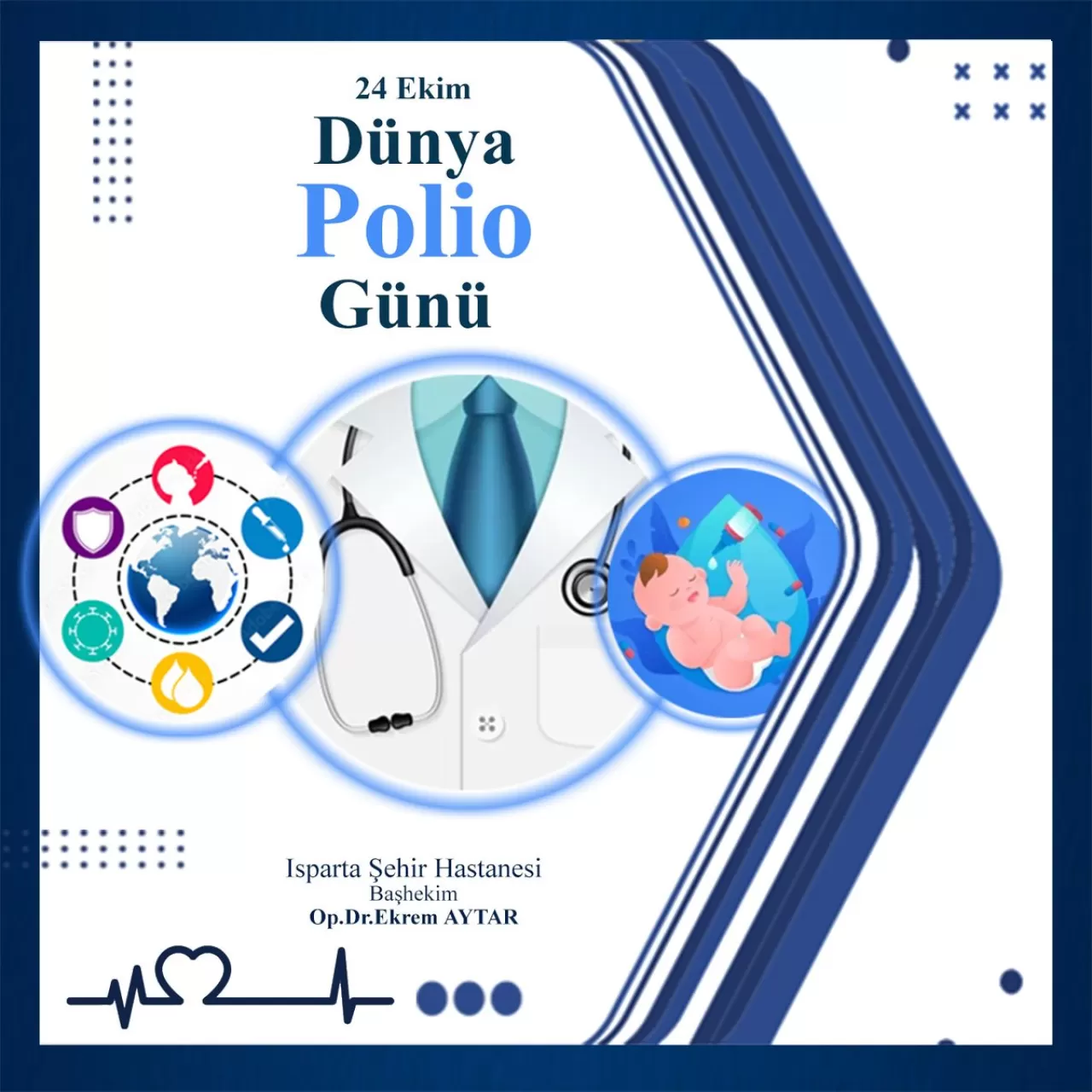 Isparta'da Dünya Polio Günü: Çocuk Felci Aşı ile Önlenebilir