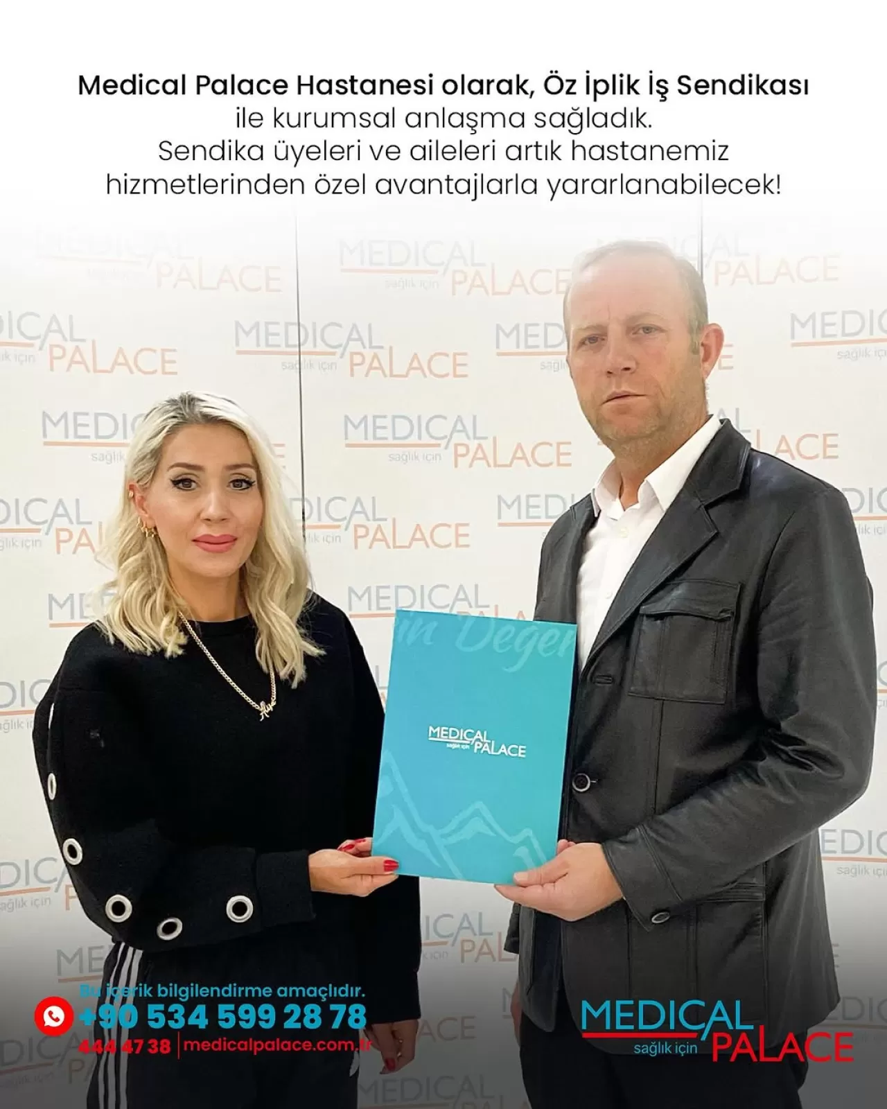 Medical Palace Hastanesi ile Öz İplik İş Sendikası Arasında Kurumsal İş Birliği Anlaşması
