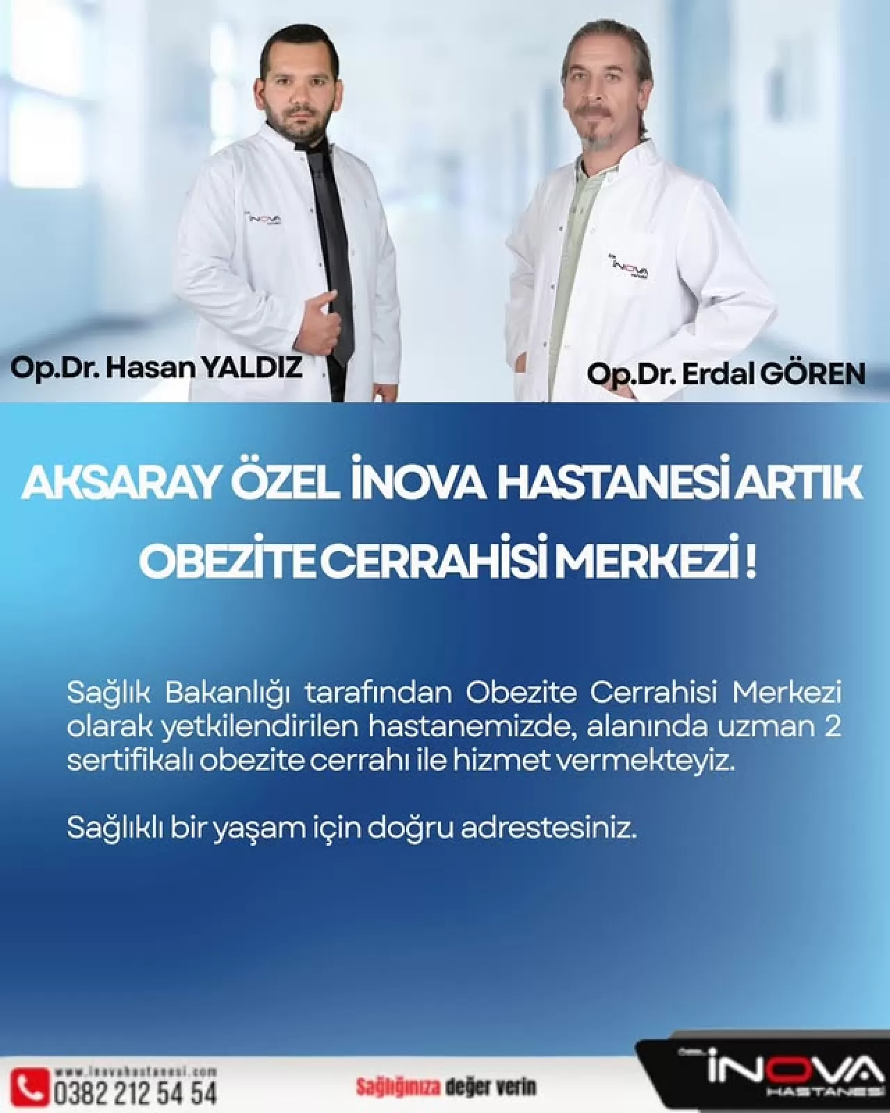 Aksaray'da Obezite Cerrahisi Merkezi Hizmete Açıldı