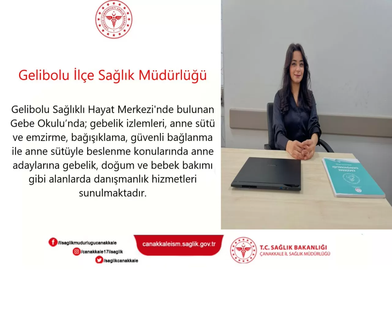 Gelibolu'da Anne Adaylarına Gebe Okulu ile Destek