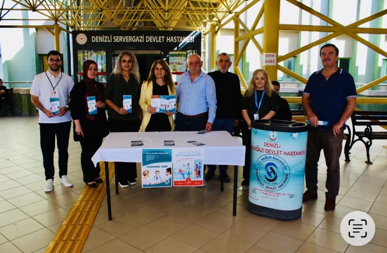 Denizli Servergazi Devlet Hastanesi'nde Hasta Hakları Günü Etkinliği