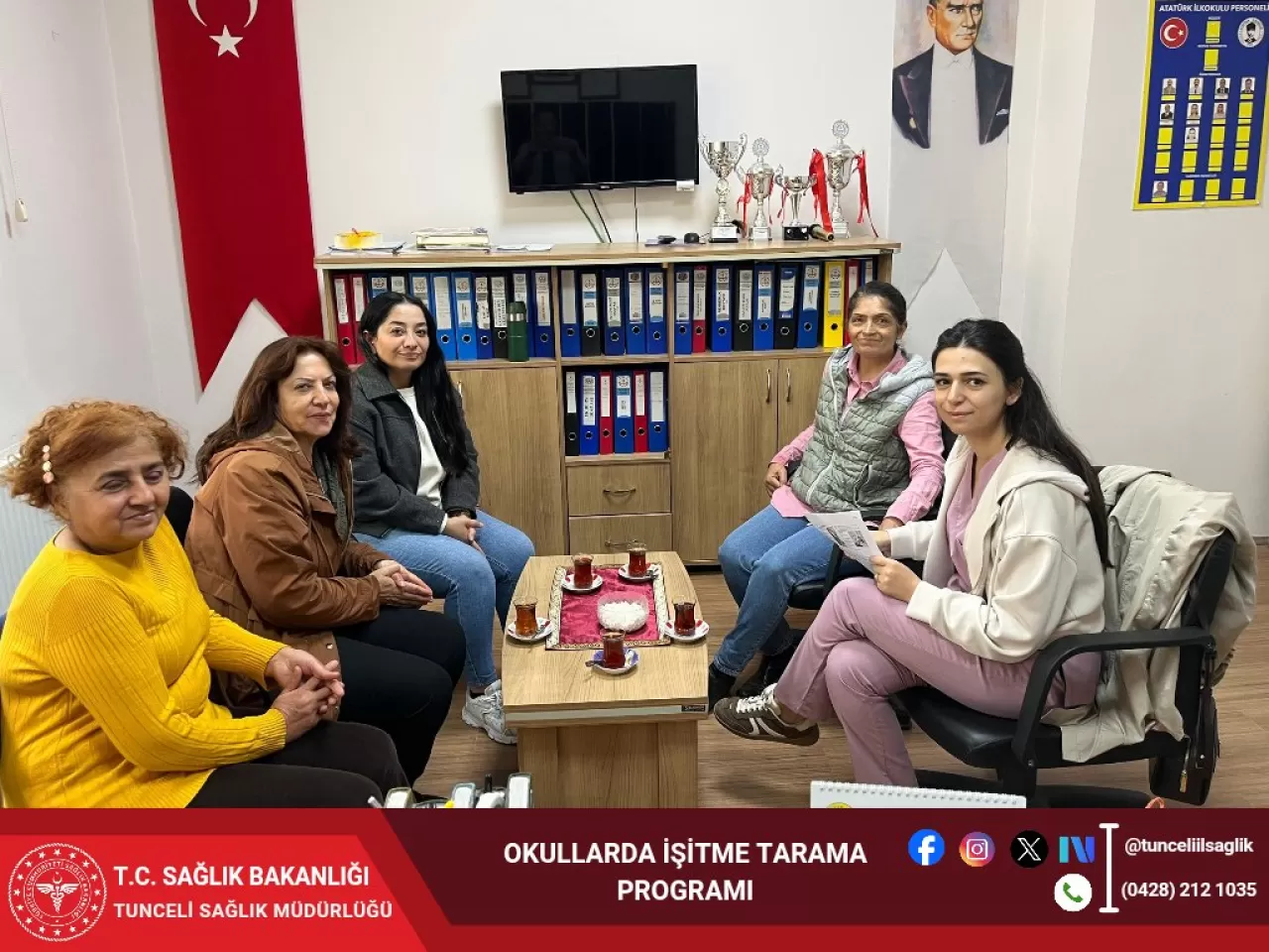 Tunceli'de İlkokul Öğrencilerine Yönelik İşitme Taraması Başlıyor