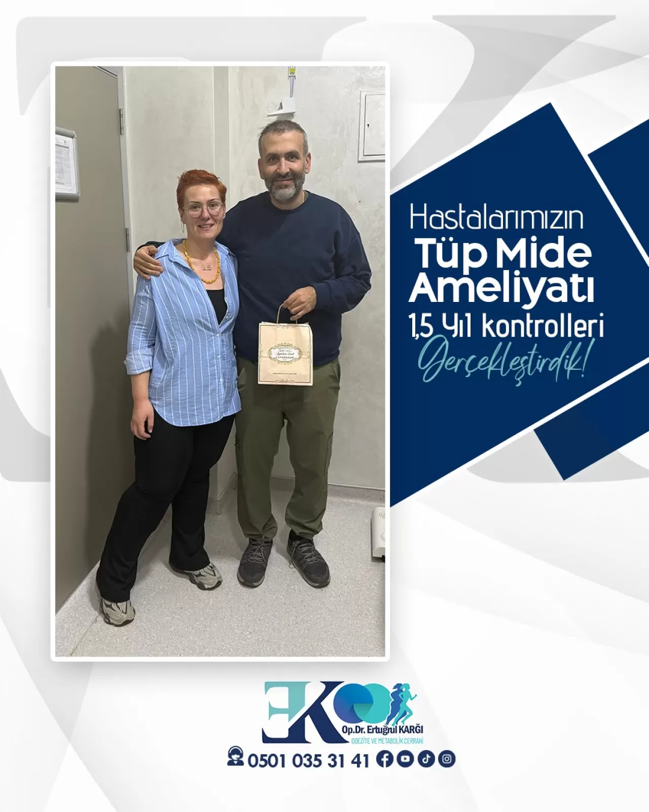 Tüp Mide Ameliyatı Sonrası 5 Yıllık Kontrollerin Önemi
