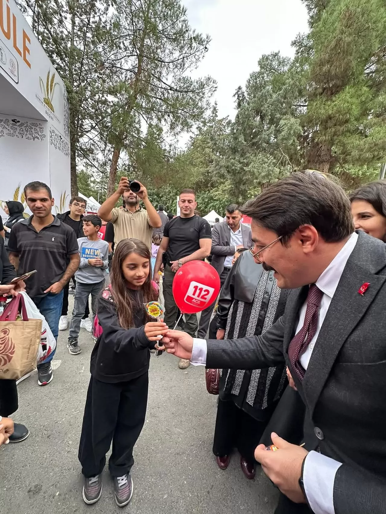 Batman 112 Acil Çağrı Merkezi, Beşiri'deki Festivalde Vatandaşları Bilgilendirdi