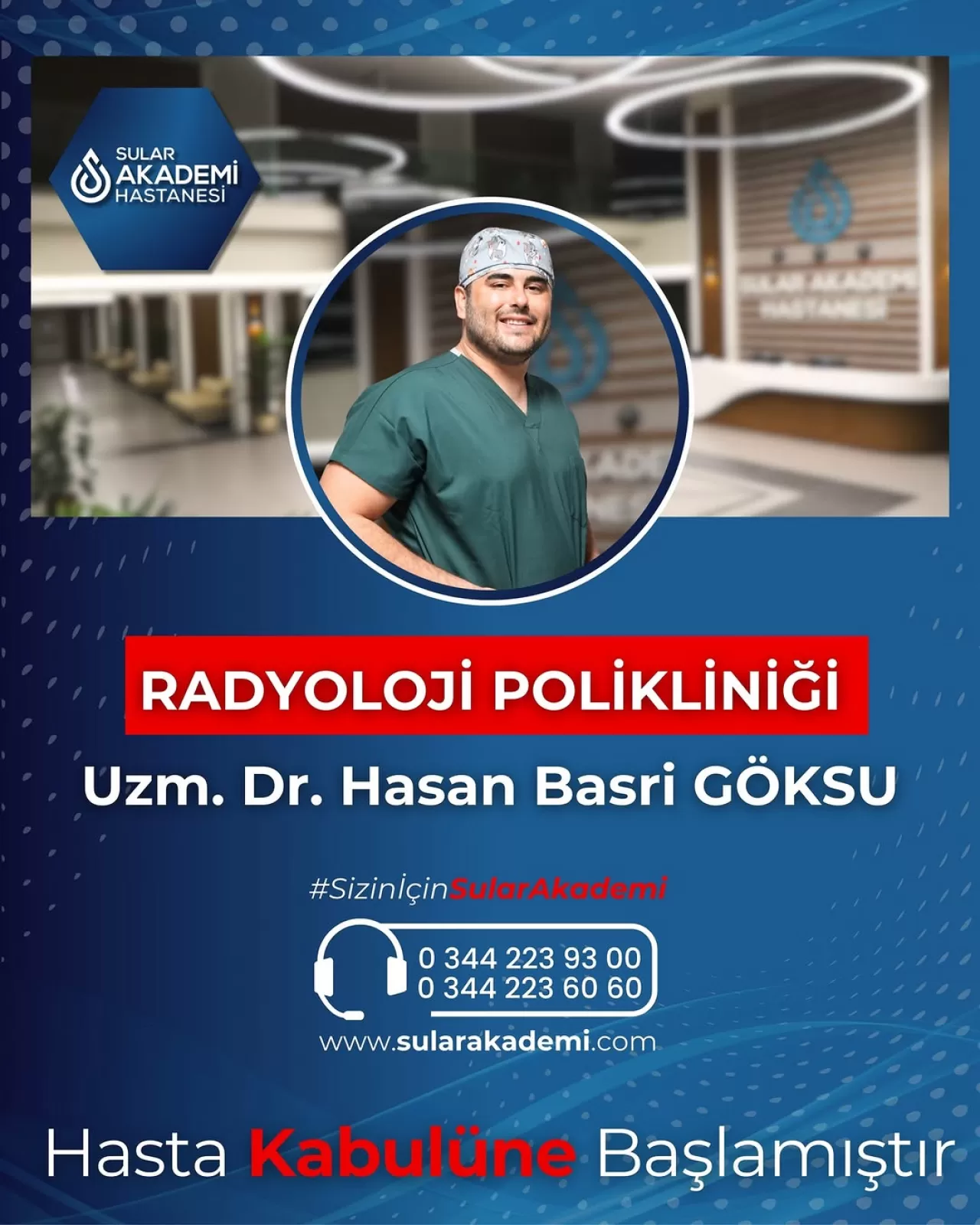 Kahramanmaraş Sular Akademi Hastanesi'nde Radyoloji Polikliniği Hizmete Açıldı