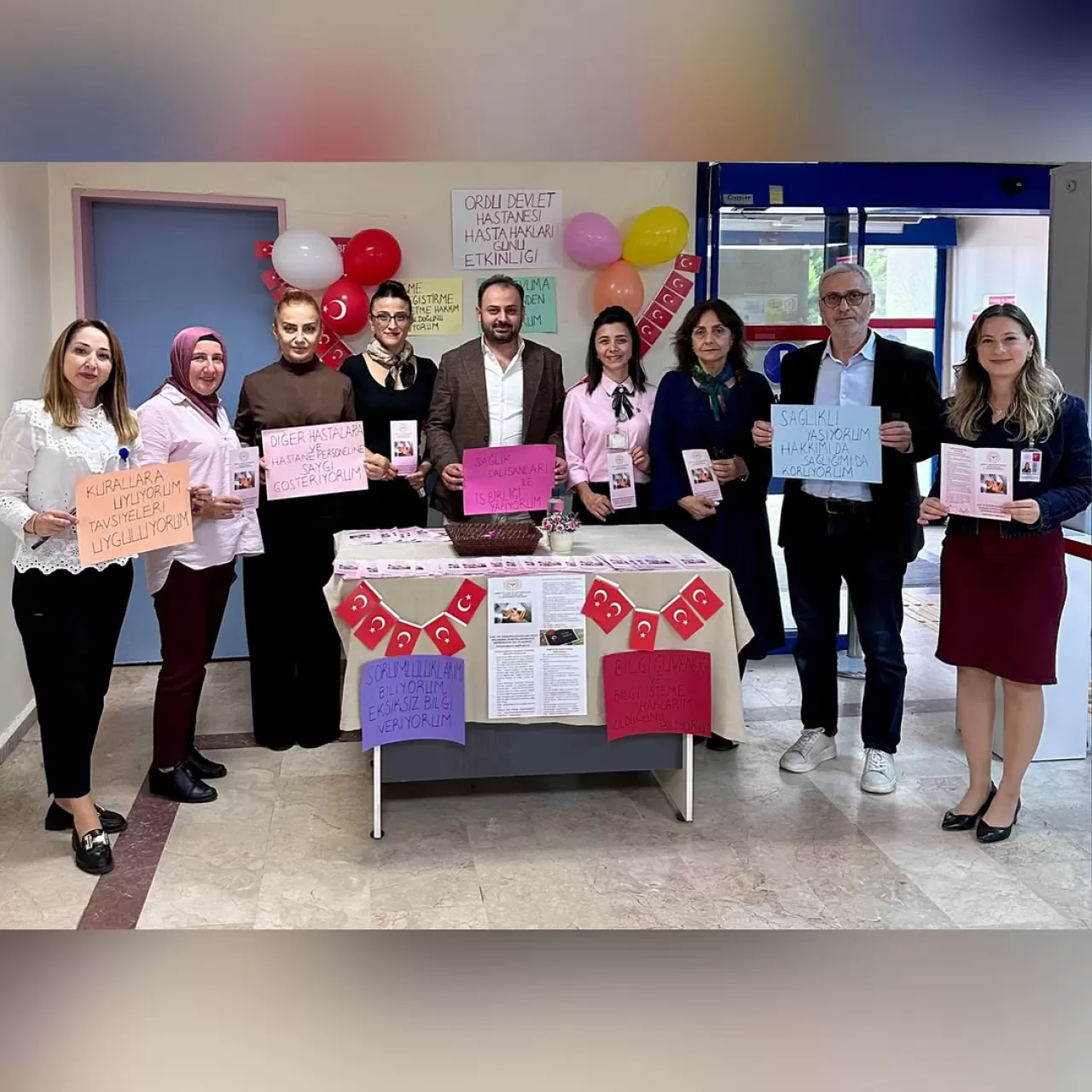 Ordu Devlet Hastanesi'nde Hasta Hakları Günü Etkinliği Düzenlendi