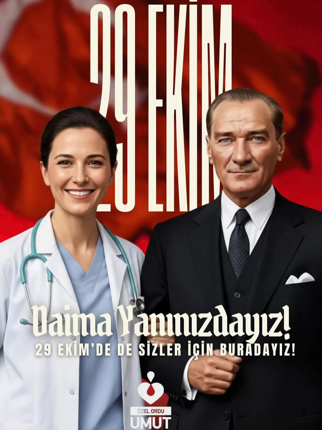 Özel Ordu Umut Hastanesi, 29 Ekim Cumhuriyet Bayramı'nda da Hizmet Vermeye Devam Edecek