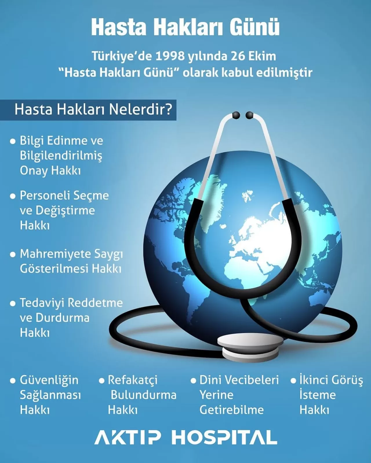 Bartın Aktıp Hastanesi, 26 Ekim Hasta Hakları Günü'nde Sağlıkta Adaletin Önemini Vurguladı