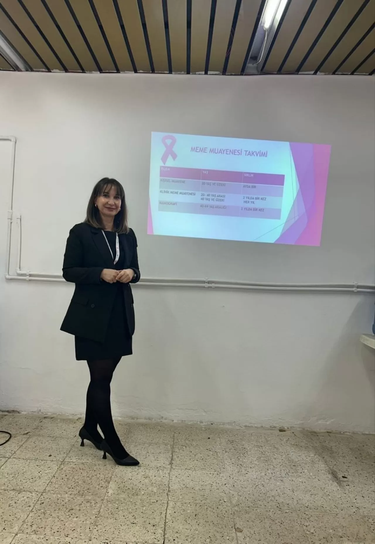 Gelibolu'da Meme Kanseri Farkındalık Eğitimi Düzenlendi