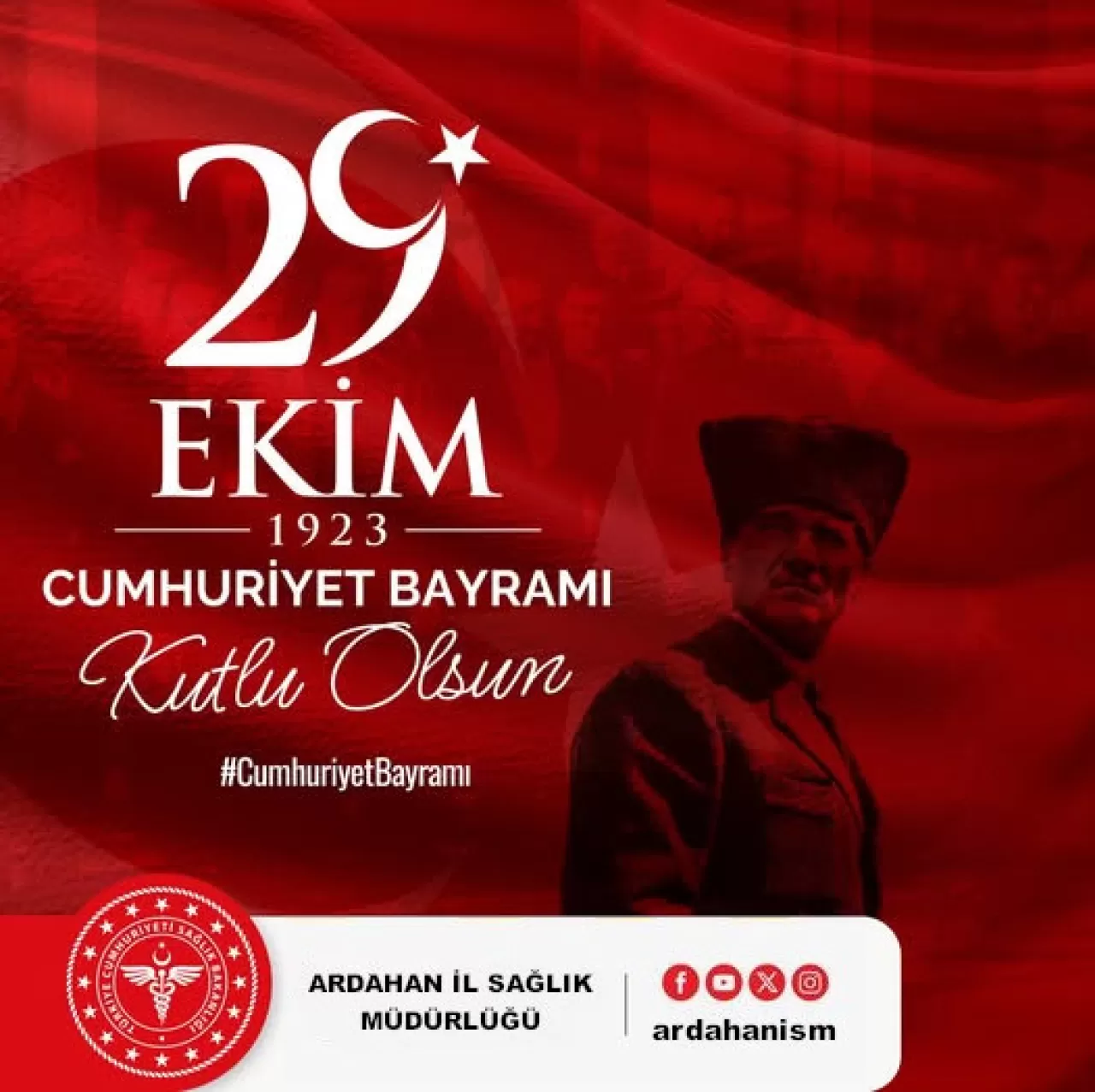Ardahan'da 29 Ekim Cumhuriyet Bayramı Kutlamaları