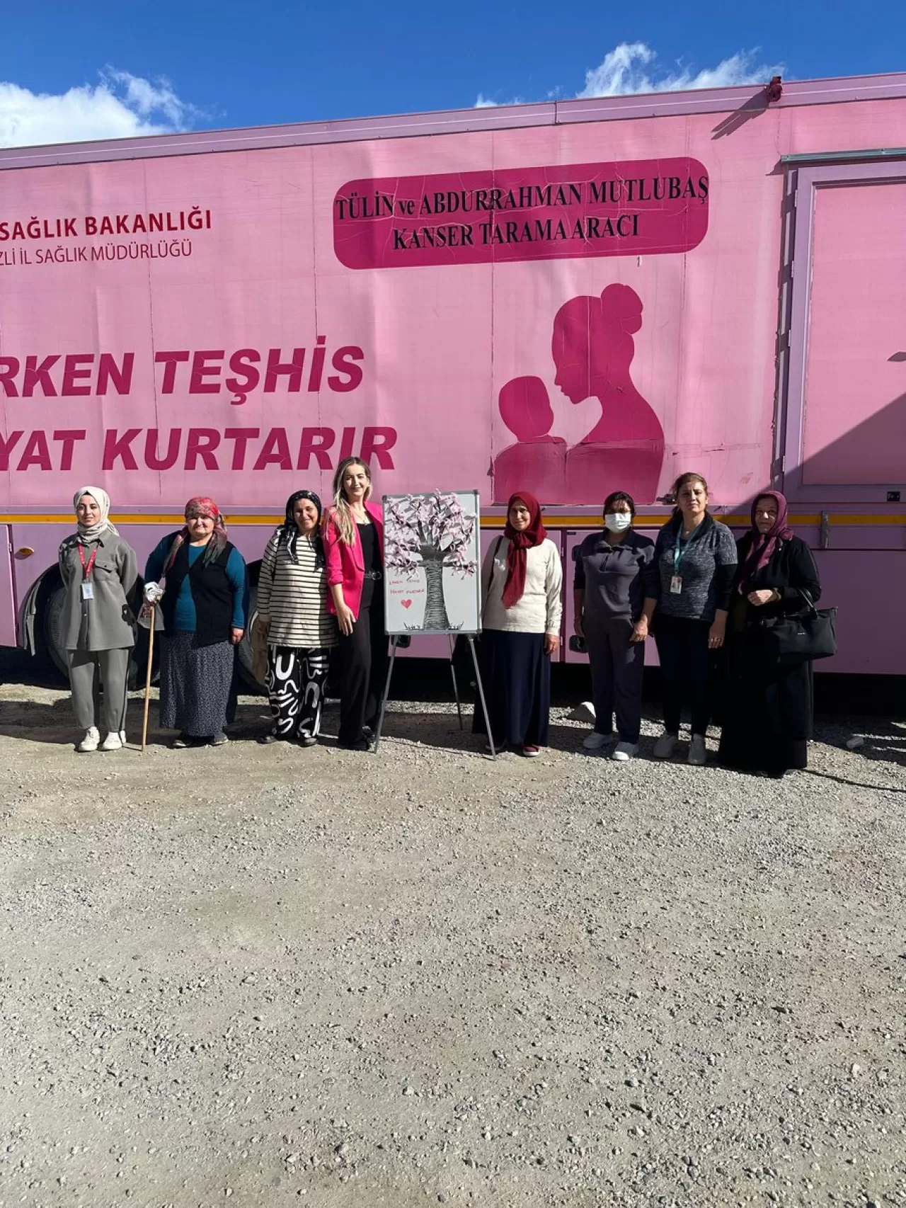 Denizli'de Mobil Kanser Tarama Tırı Babadağ'da Hizmet Verecek