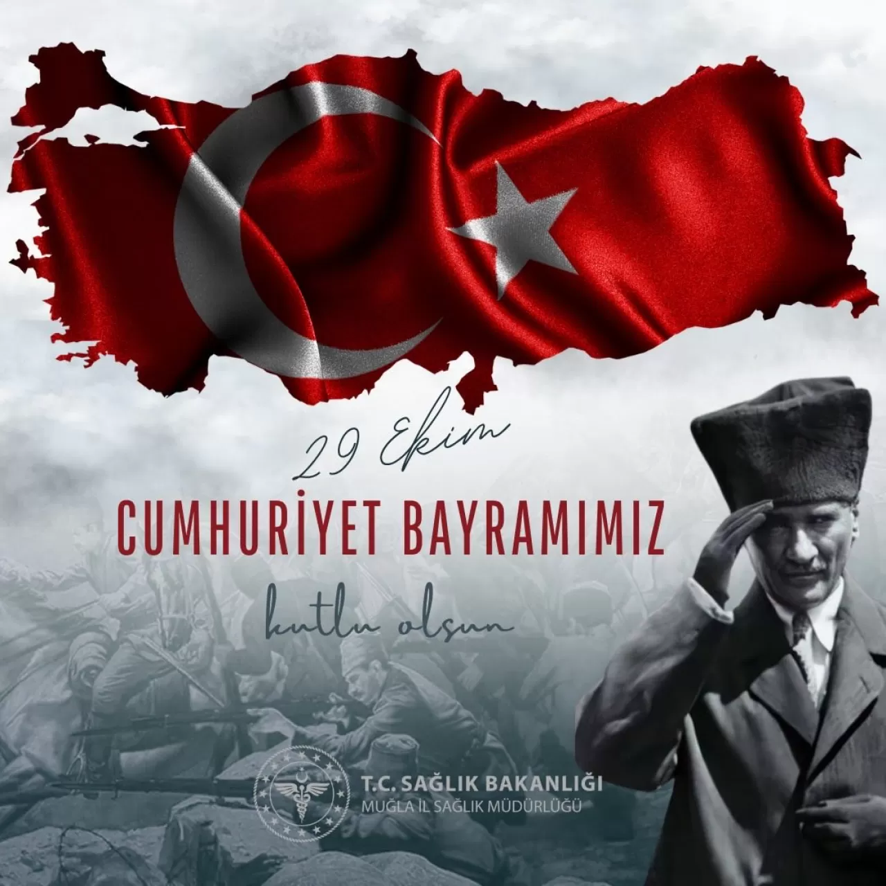 Muğla'da 29 Ekim Cumhuriyet Bayramı Coşkuyla Kutlandı