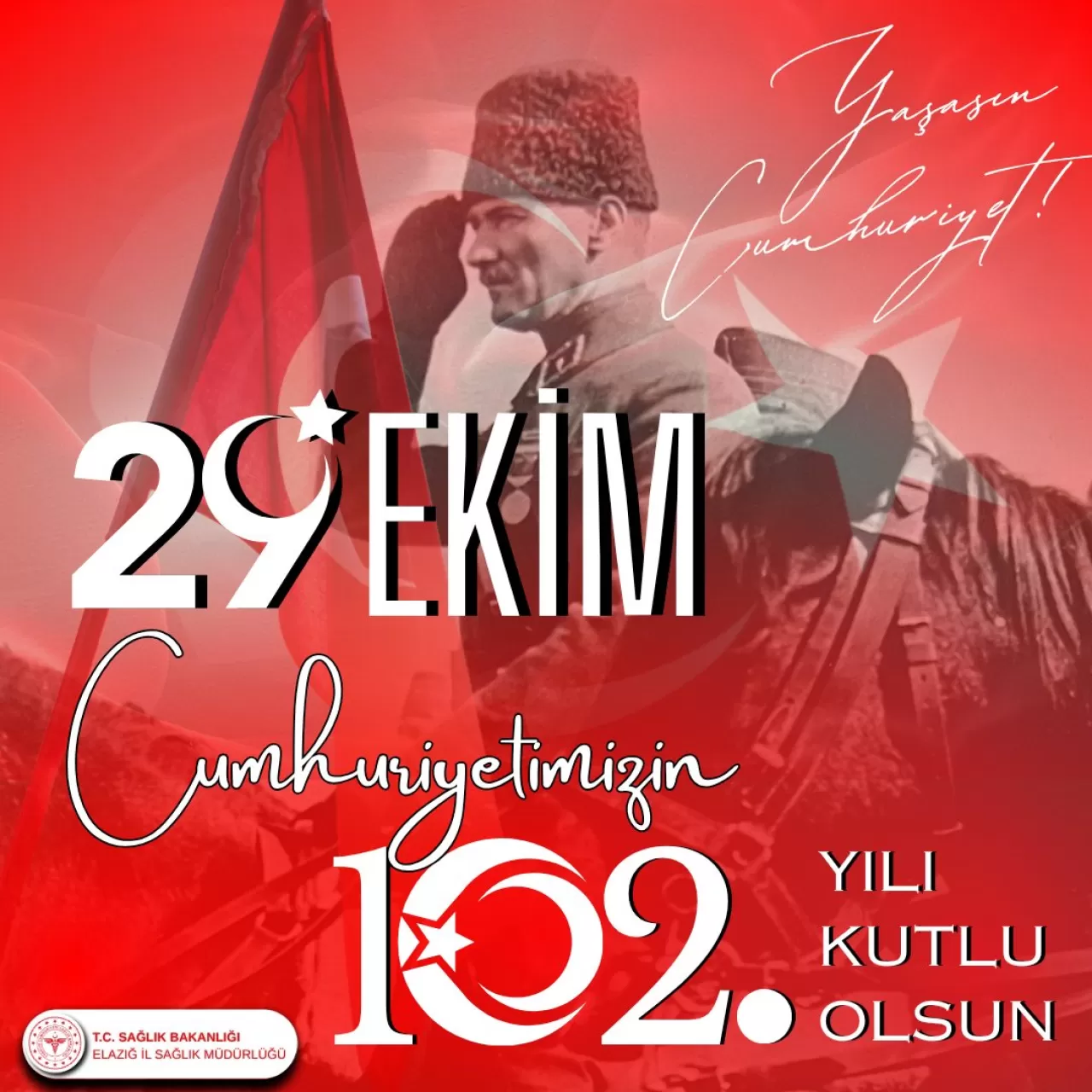 Elazığ'da Cumhuriyetin 102. Yılı Coşkuyla Kutlandı