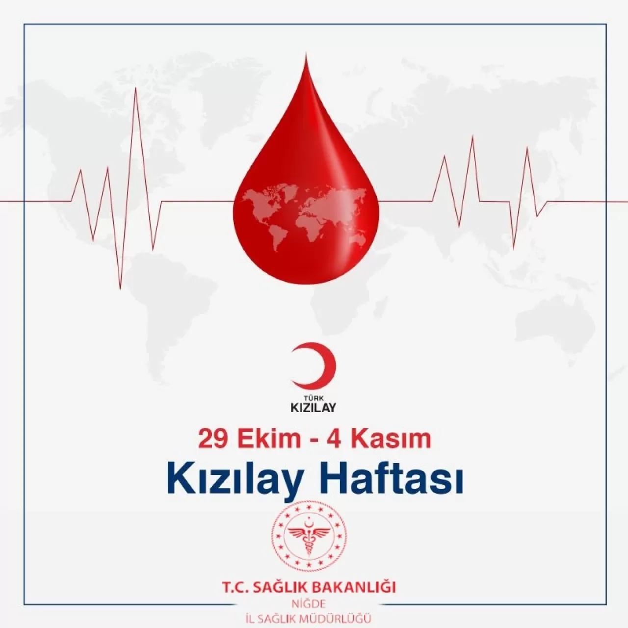 Niğde'de Kızılay Haftası Coşkuyla Kutlanıyor