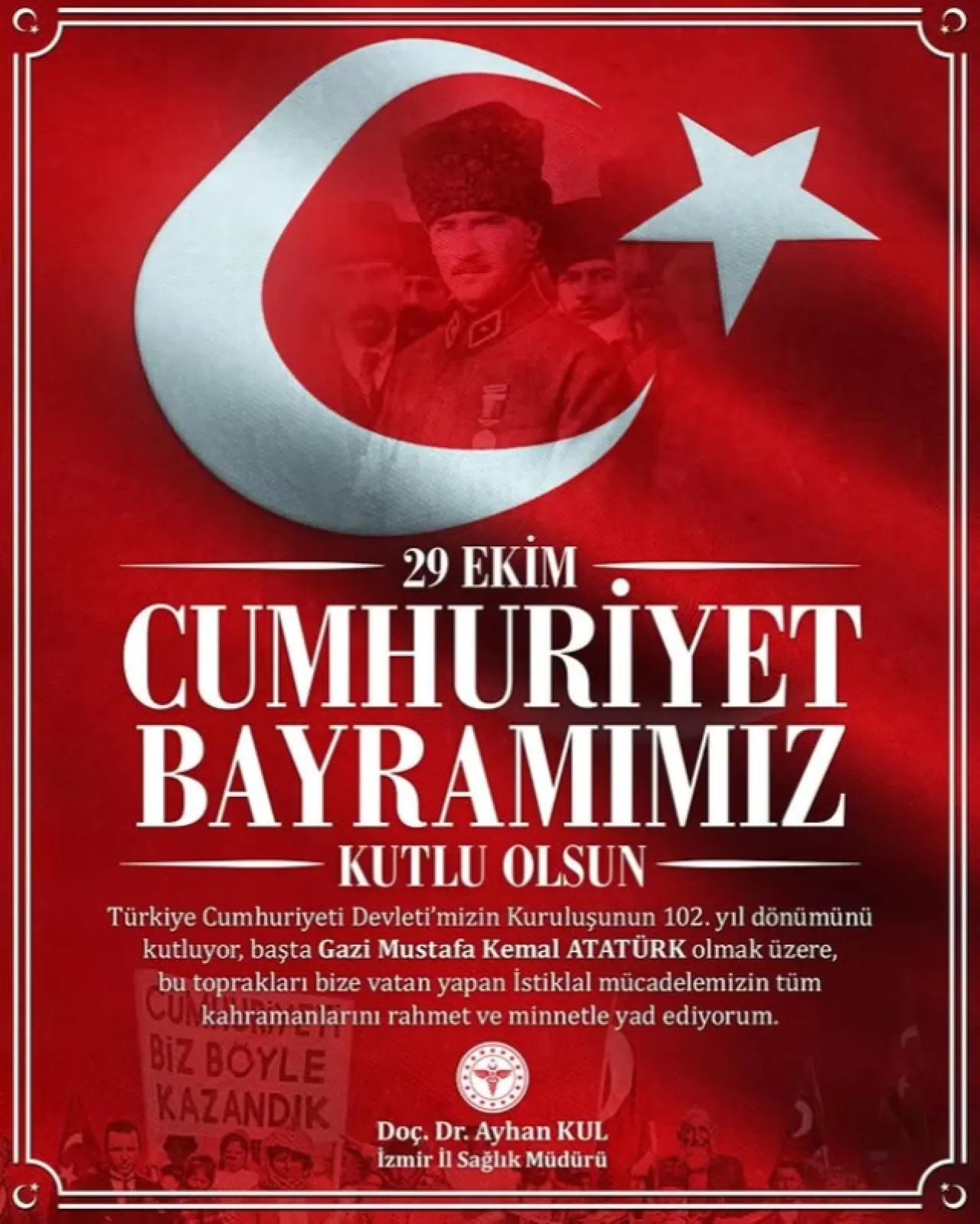 Selçuk Devlet Hastanesi'nden Cumhuriyet'in 102. Yılında Anlamlı Kutlama