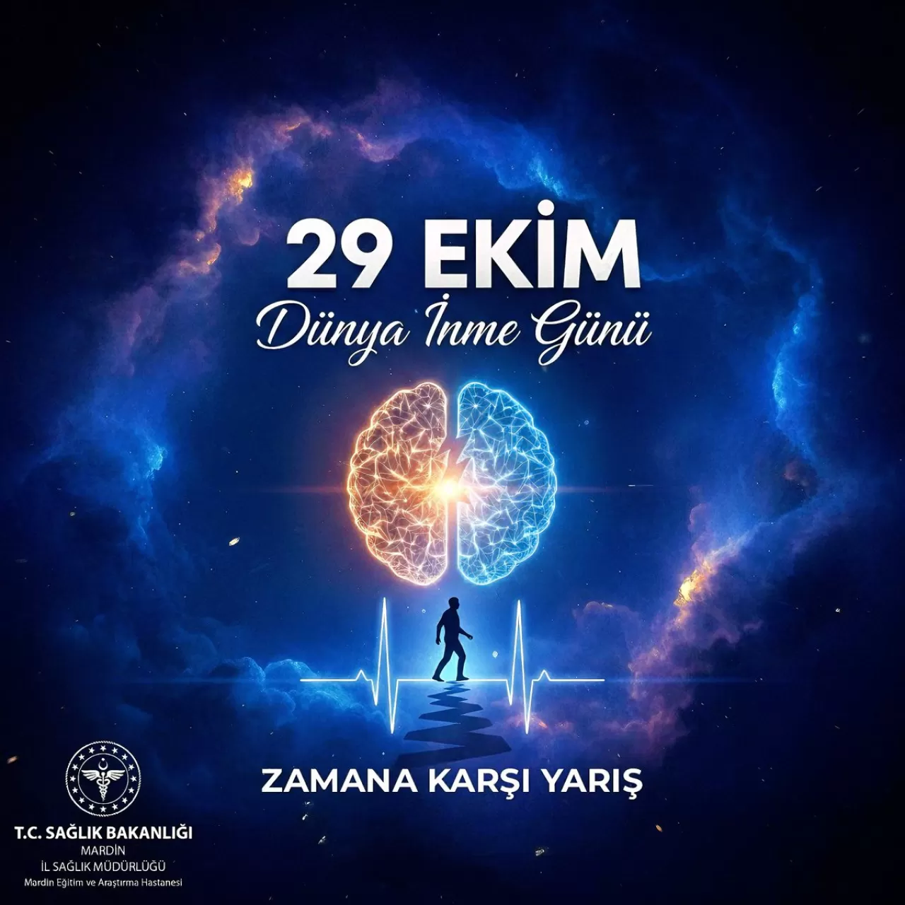 Mardin'de 29 Ekim Dünya İnme Günü'nde Uyarı: İnme Belirtilerini Tanıyın, 112'yi Arayın
