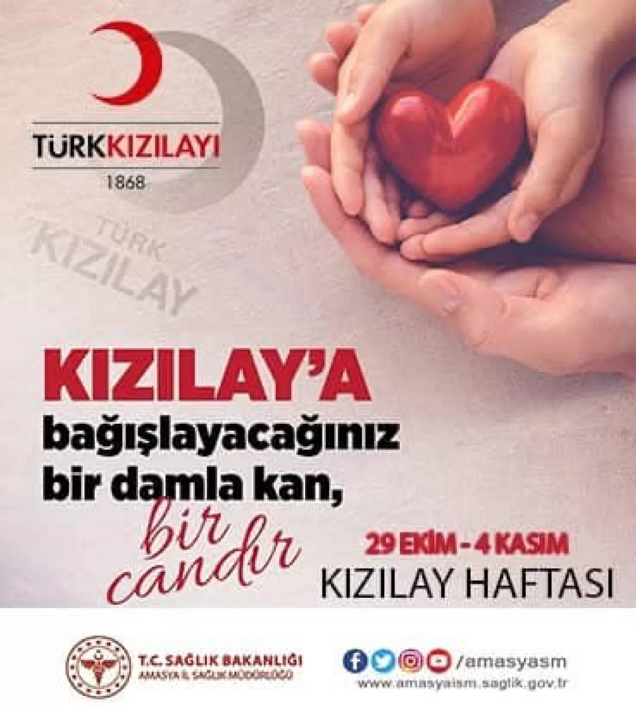 Amasya'da Kızılay Haftası'nda Kan Bağışının Önemi Vurgulandı