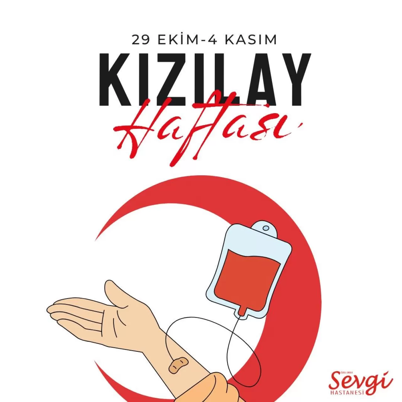 Ordu Sevgi Hastanesi, Kızılay Haftası'nı Kutladı