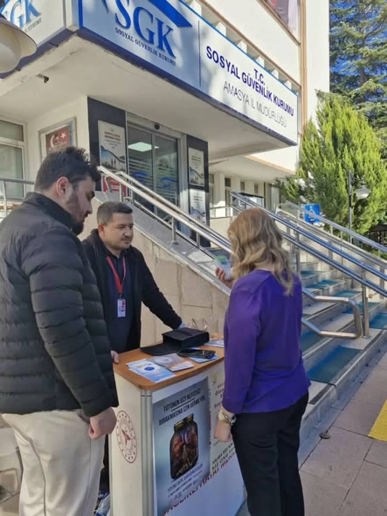 Amasya'da Tütün Bağımlılığıyla Mücadele İçin Stant Çalışması Düzenlendi