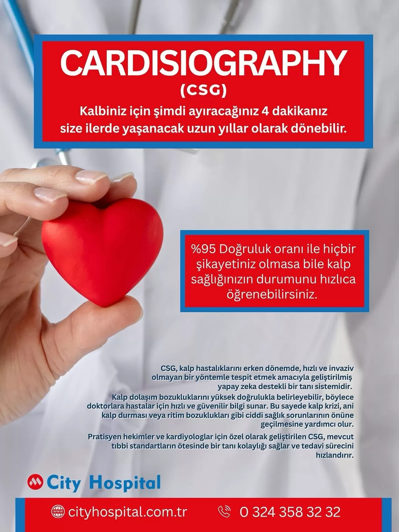 Mersin'de Yapay Zeka Destekli Yeni Teknoloji: 4 Dakikada Kalp Taraması