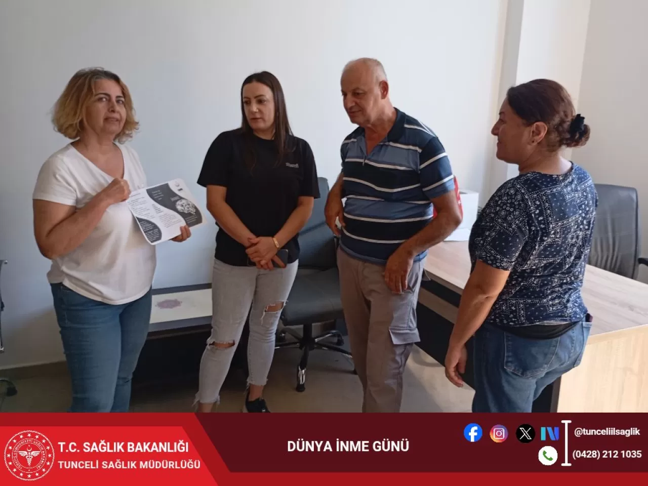 Dünya İnme Günü'nde Tunceli'de Farkındalık Eğitimleri Düzenlendi