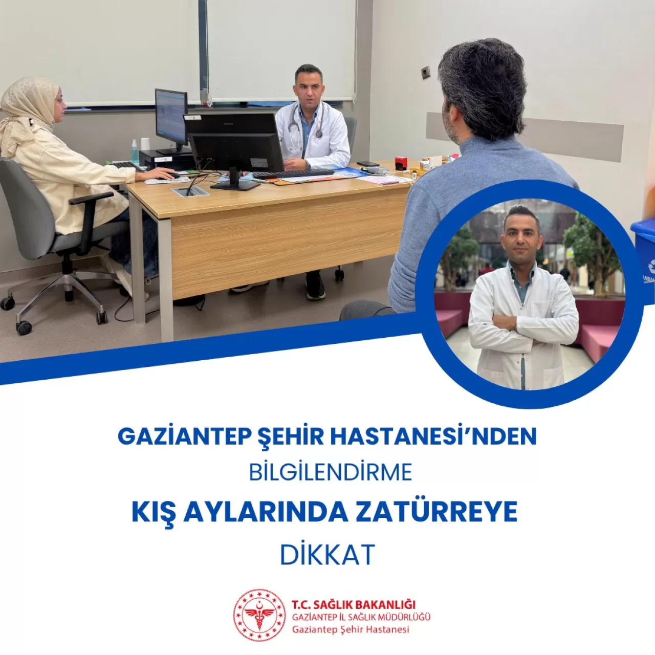 Gaziantep'te Kış Aylarında Zatürre Tehlikesine Karşı Uyarı