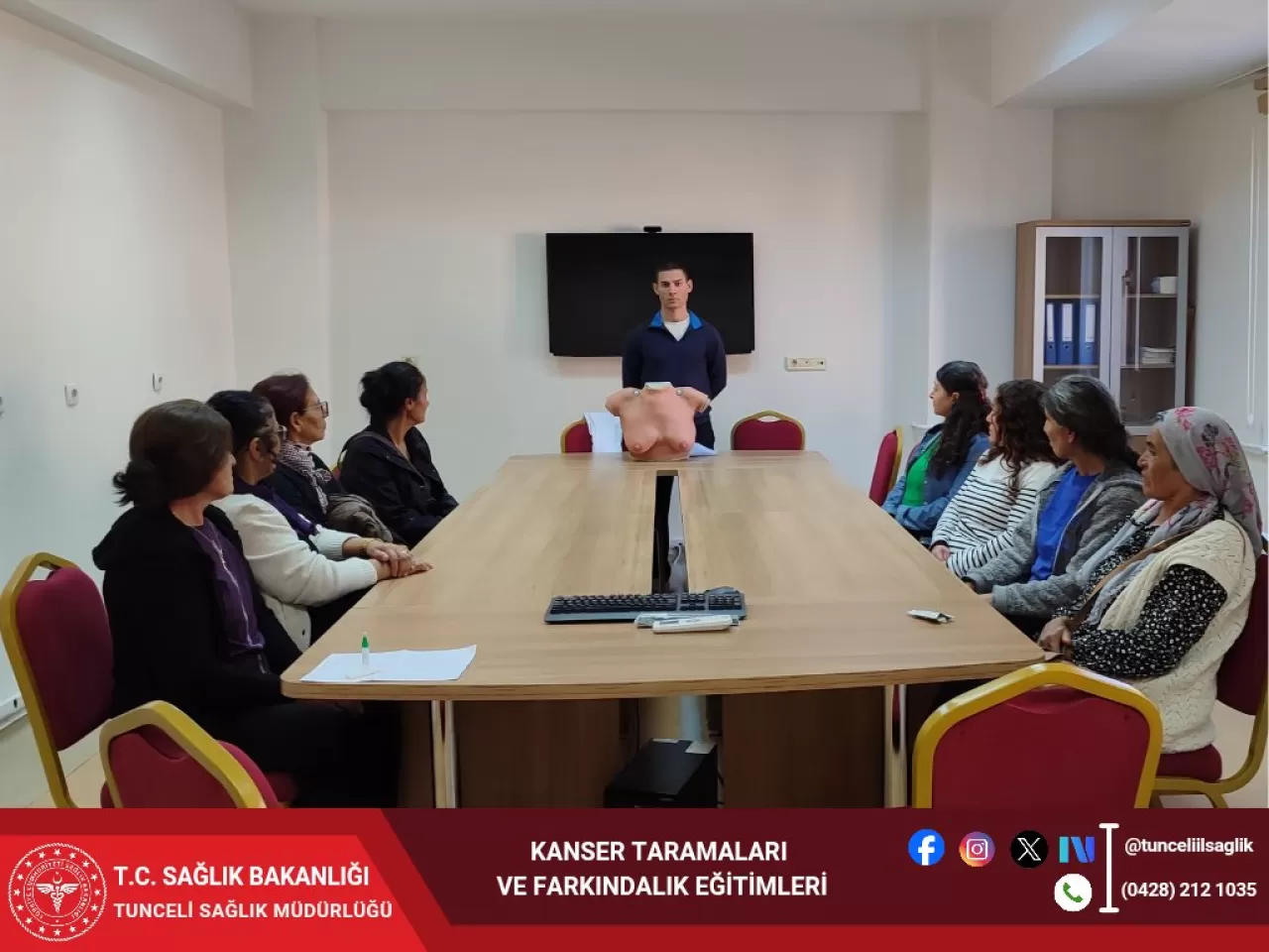 Tunceli'de Kanser Taramaları İle Erken Teşhis Hareketi