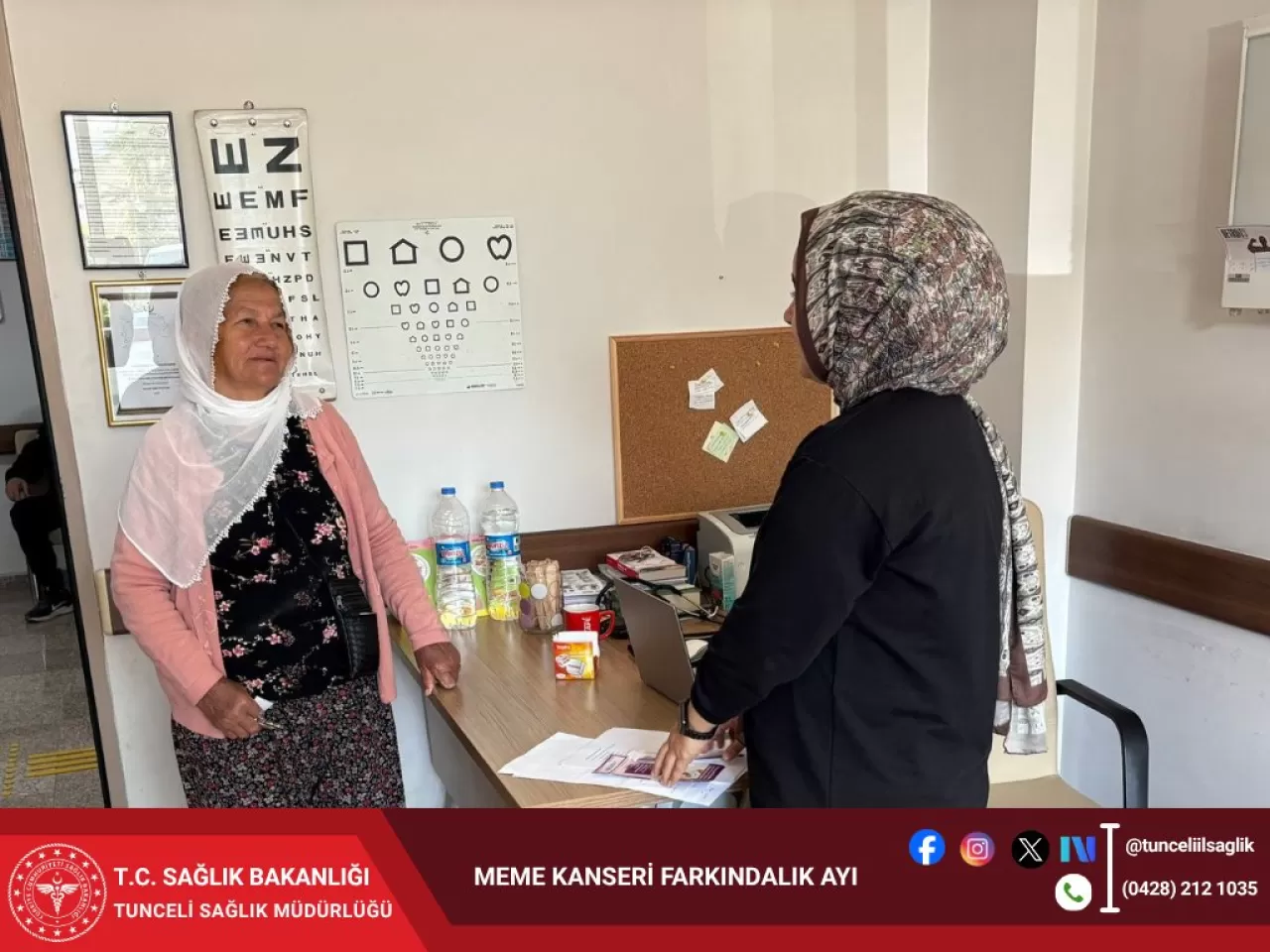 Tunceli'de Meme Kanseri Farkındalık Eğitimleri Düzenlendi