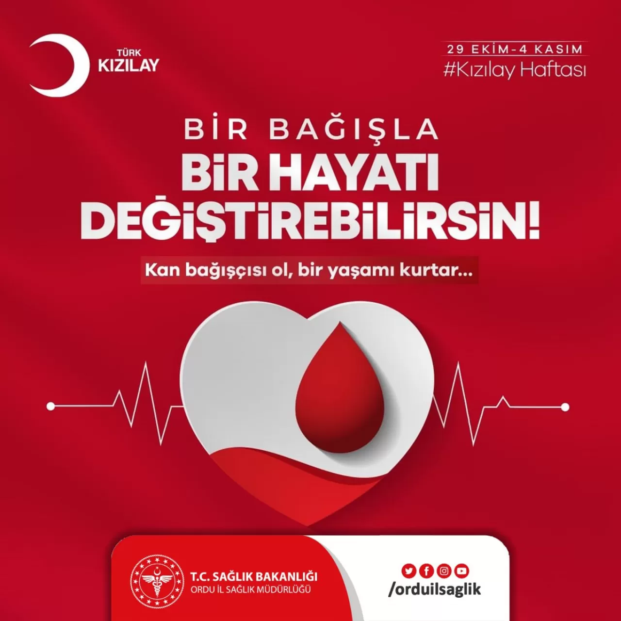 Ordu'da Kan Bağışı Kampanyası: Bir Damla Kan, Bir Can Demek