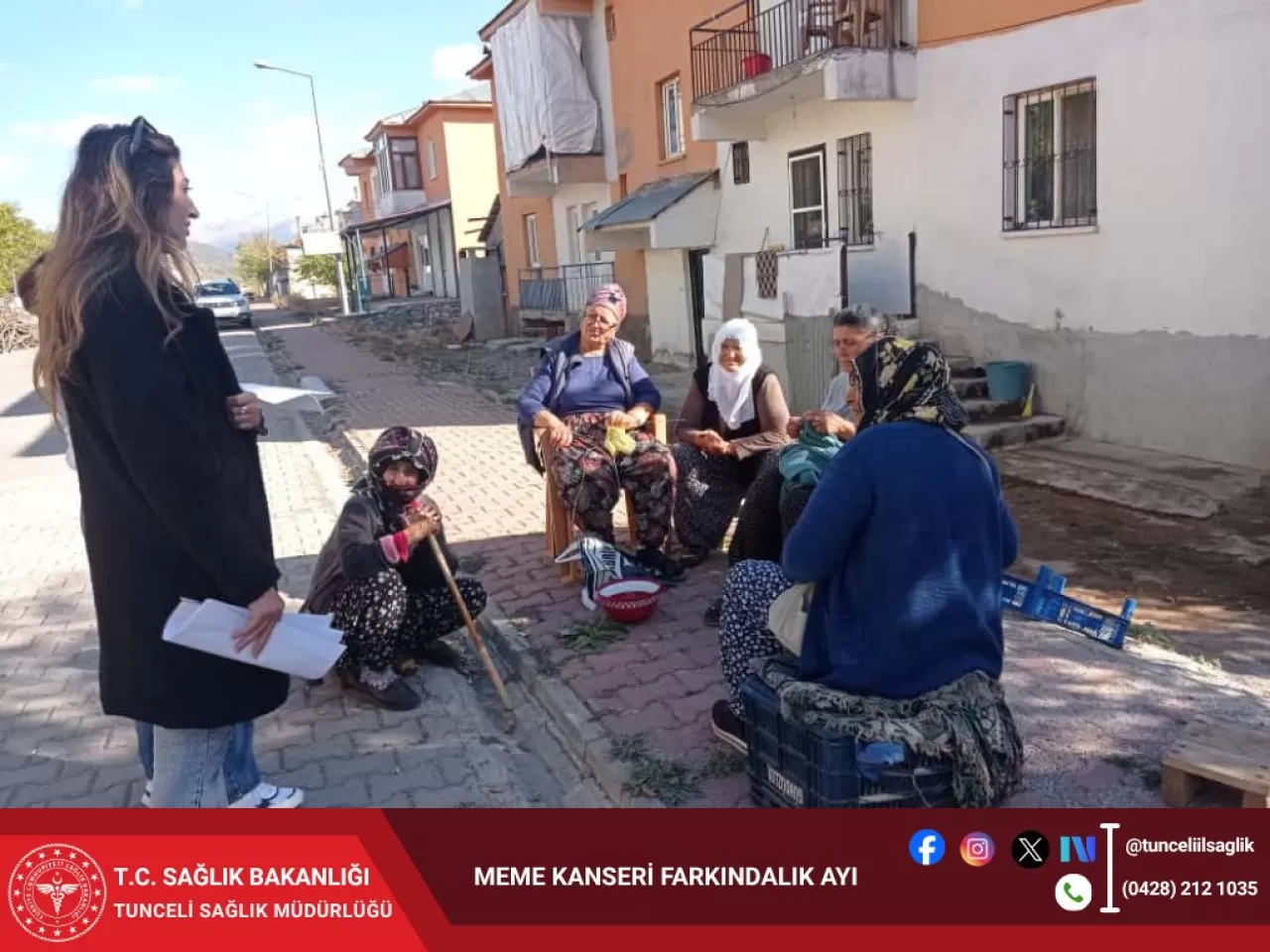 Tunceli Ovacık'ta Meme Kanseri Farkındalık Eğitimleri Düzenlendi