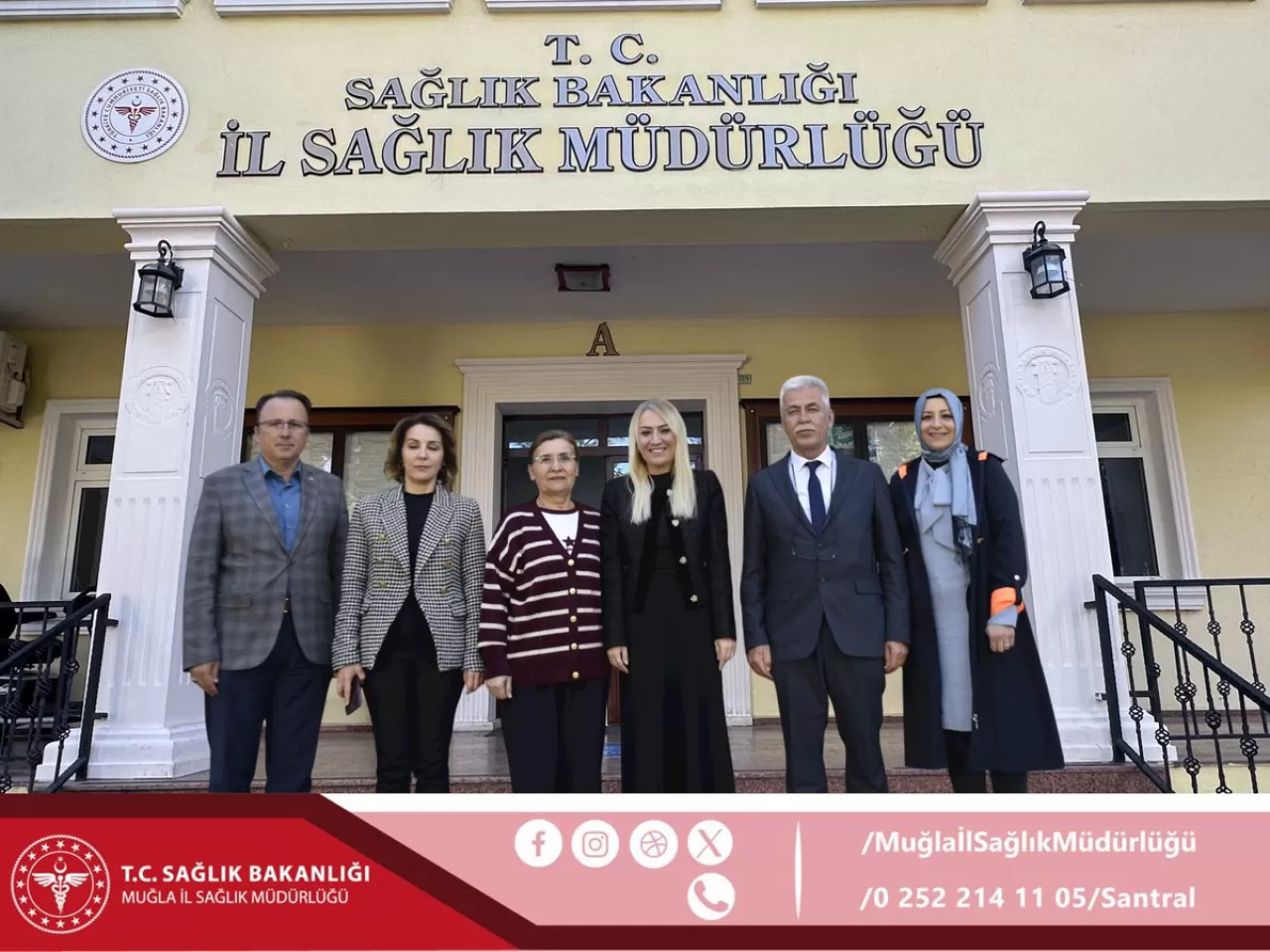 Köyceğiz Fen Lisesi Yönetimi, Muğla İl Sağlık Müdürü'nü Ziyaret Etti