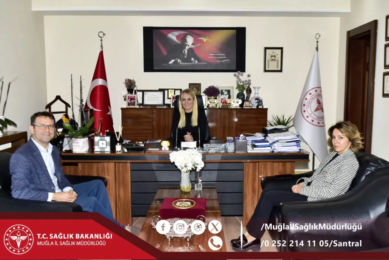 Genç Sağlık Sendikası Muğla İl Başkanı, İl Sağlık Müdürü'nü Ziyaret Etti