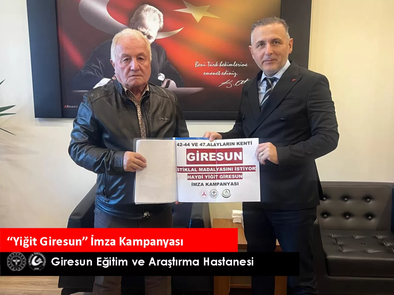 Giresun Eğitim ve Araştırma Hastanesi'ne GESOB Başkanı'ndan Ziyaret