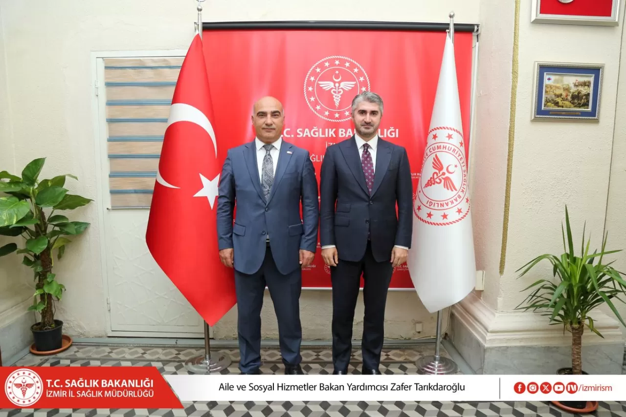 İzmir İl Sağlık Müdürü Doç. Dr. Ayhan Kul, Bakan Yardımcısı Tarıkdaroğlu'nu Ağırladı